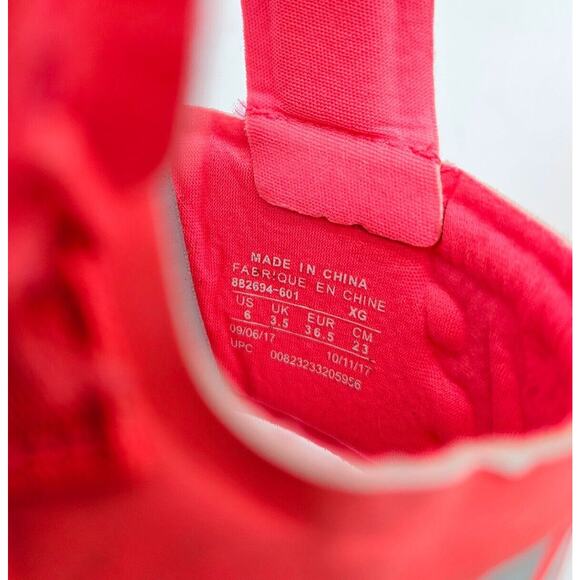 Nike Tanjun Womens Size 6 Hook Loop Strap Sandals Water Outdoor Shoes Coral Pink - Picture 4 of 5